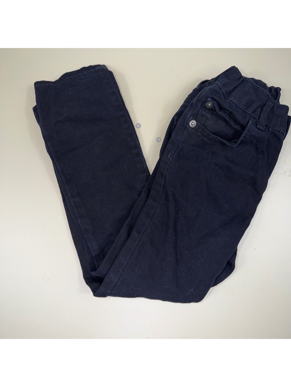 The Children’s Place Girls Size 5T Navy Skinny Jeans Adjustable Waist - Picture 1 of 5